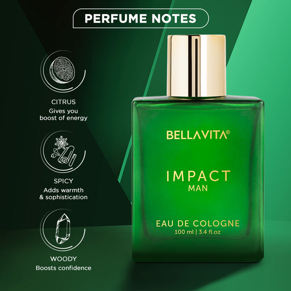Bella Vita Impact Eau De Cologne Spray Perfume for Men | Grocsy