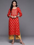 Indo Era Ethnic Motifs Printed Kurta | Grocsy