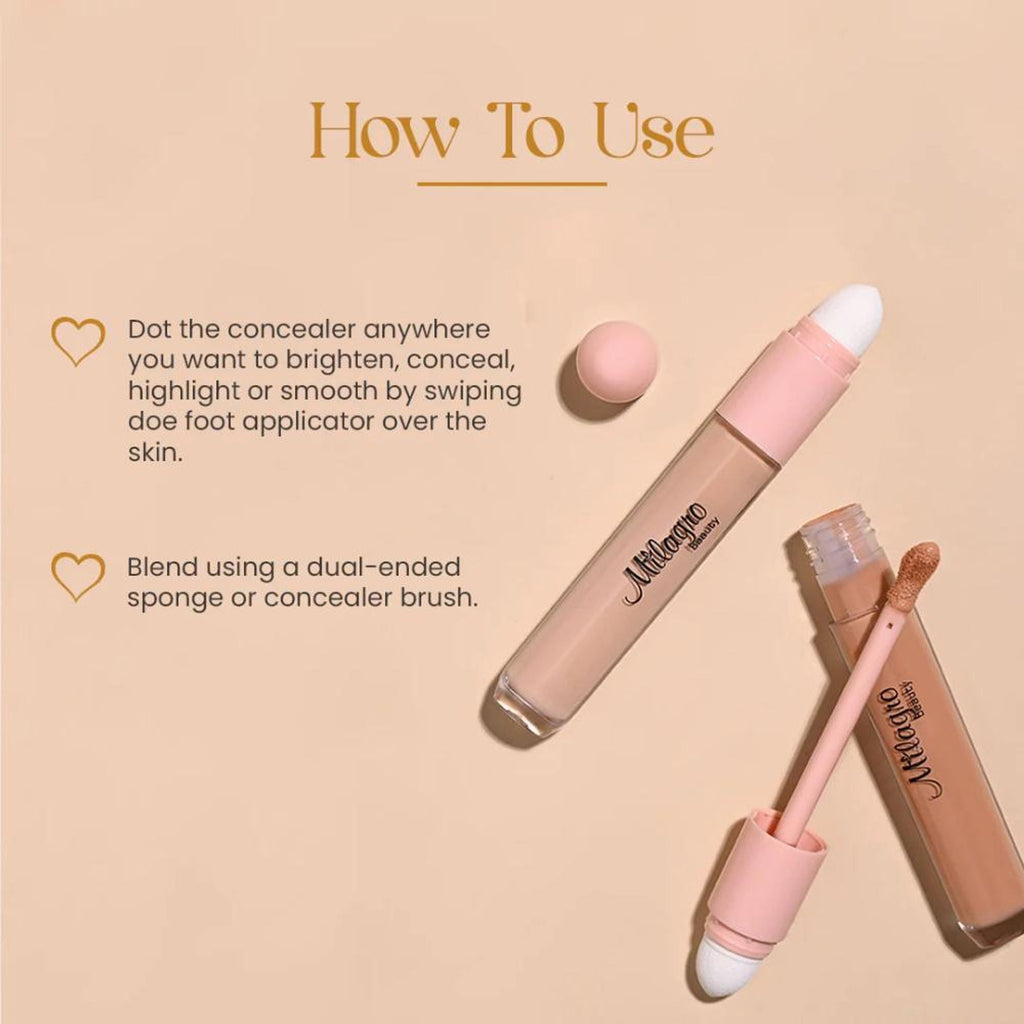 Milagro Beauty Under Cover Wizard Concealer - Natural Beige | Grocsy