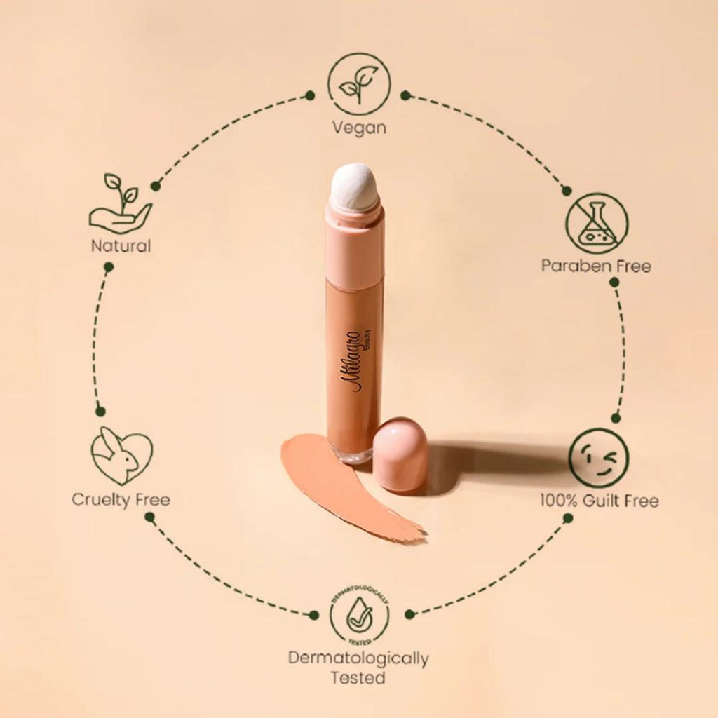 Milagro Beauty Under Cover Wizard Concealer - Latte | Grocsy