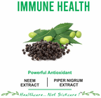 Bliss Welness Immune Health Neem Biopiperine Veg Tablet | Grocsy