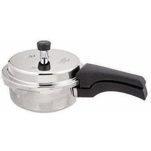 Stainless Steel Pressure Cooker with Lid - 2 Litres | Grocsy