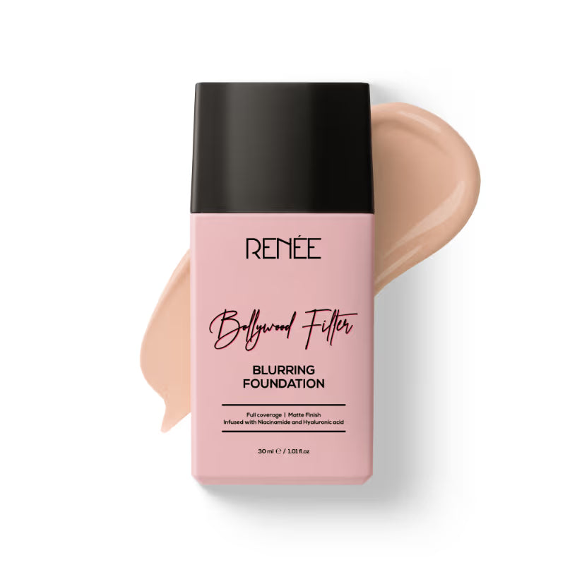 RENEE Bollywood Filter Blurring Matte Finish Liquid Foundation - Hazel Hush | Grocsy