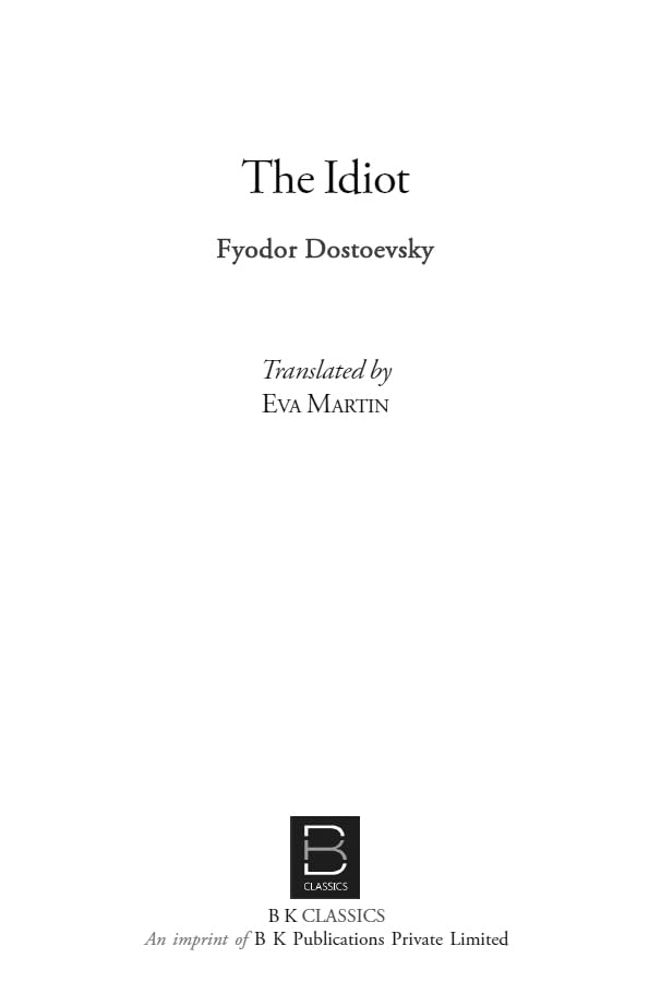 THE IDIOT by Fyodor Dostoevsky | Grocsy