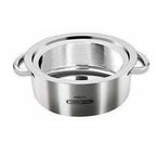 Stainless Steel Casserole, 1.5 Litres, Silver | Grocsy