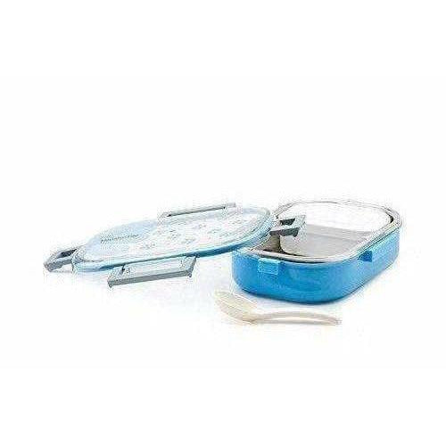 Stainless Steel School Lunch Box with Transparent Lid | Grocsy