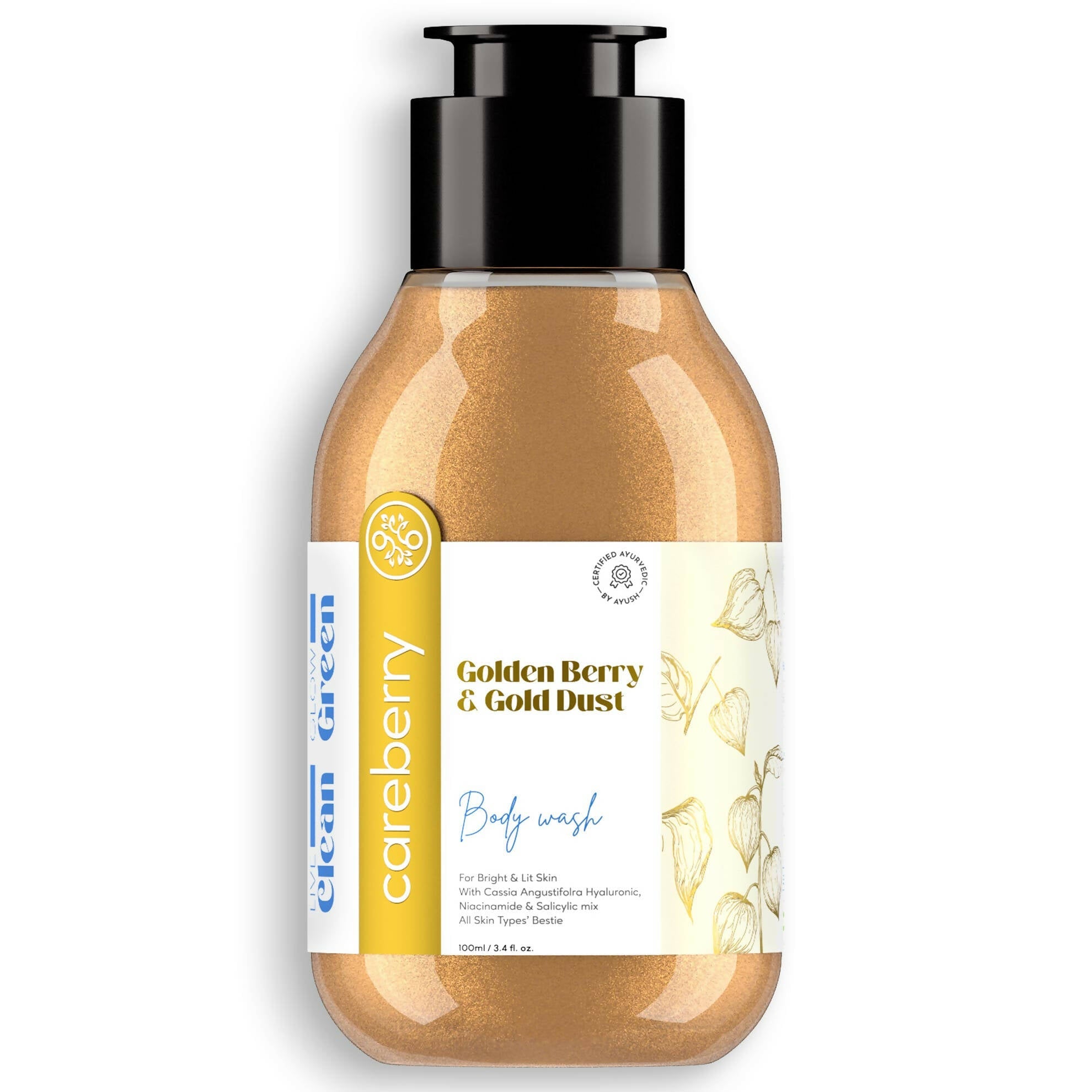 Careberry Golden Berry & Gold Dust Body Wash | Grocsy