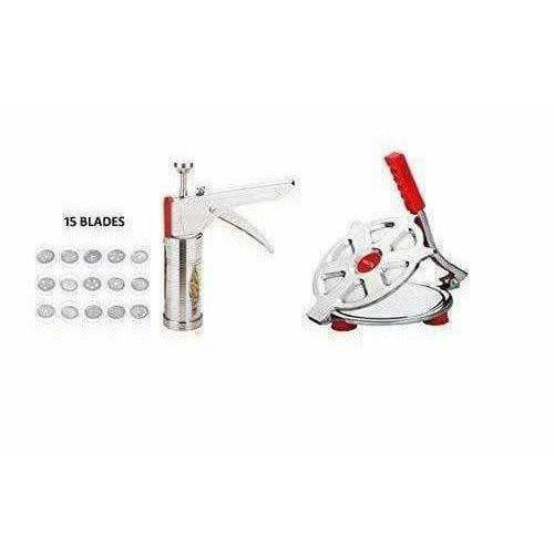 Stainless Steel Press Maker and Stainless Steel Puri Maker | Grocsy