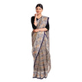Exclusive Collection 100% Pure Cotton Rose Mauve Tant Saree With Hand Weaving Work | Grocsy