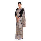 Exclusive Collection 100% Pure Cotton Rose Mauve Tant Saree With Hand Weaving Work | Grocsy