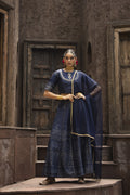 Juniper Navy Dull Satin Festive Embroidered Printed Crop Lehenga Choli Dupatta For Women | Grocsy