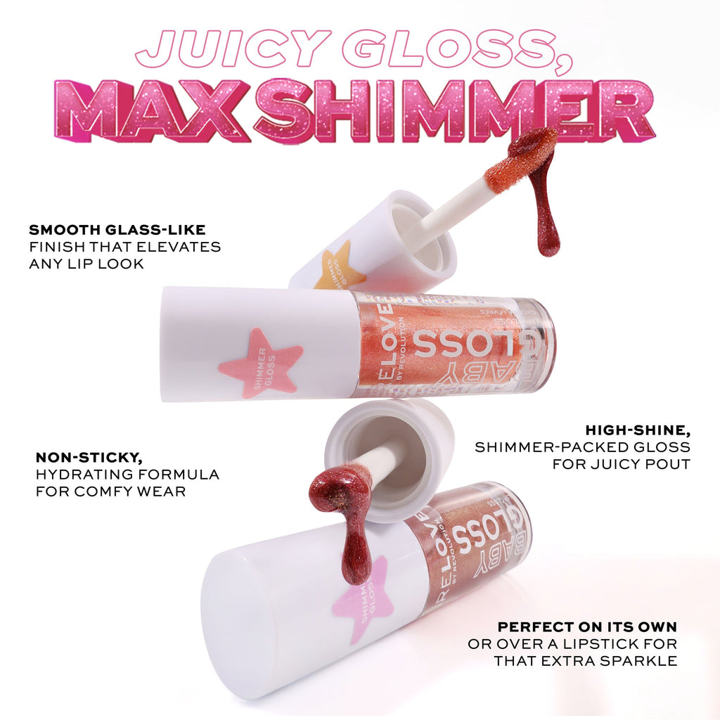 Revolution Relove Baby Gloss Shimmer - Pinky Promise | Grocsy