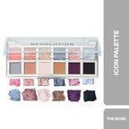 Makeup Revolution Metallic Muse The Muse Icon Eyeshadow Palette | Grocsy
