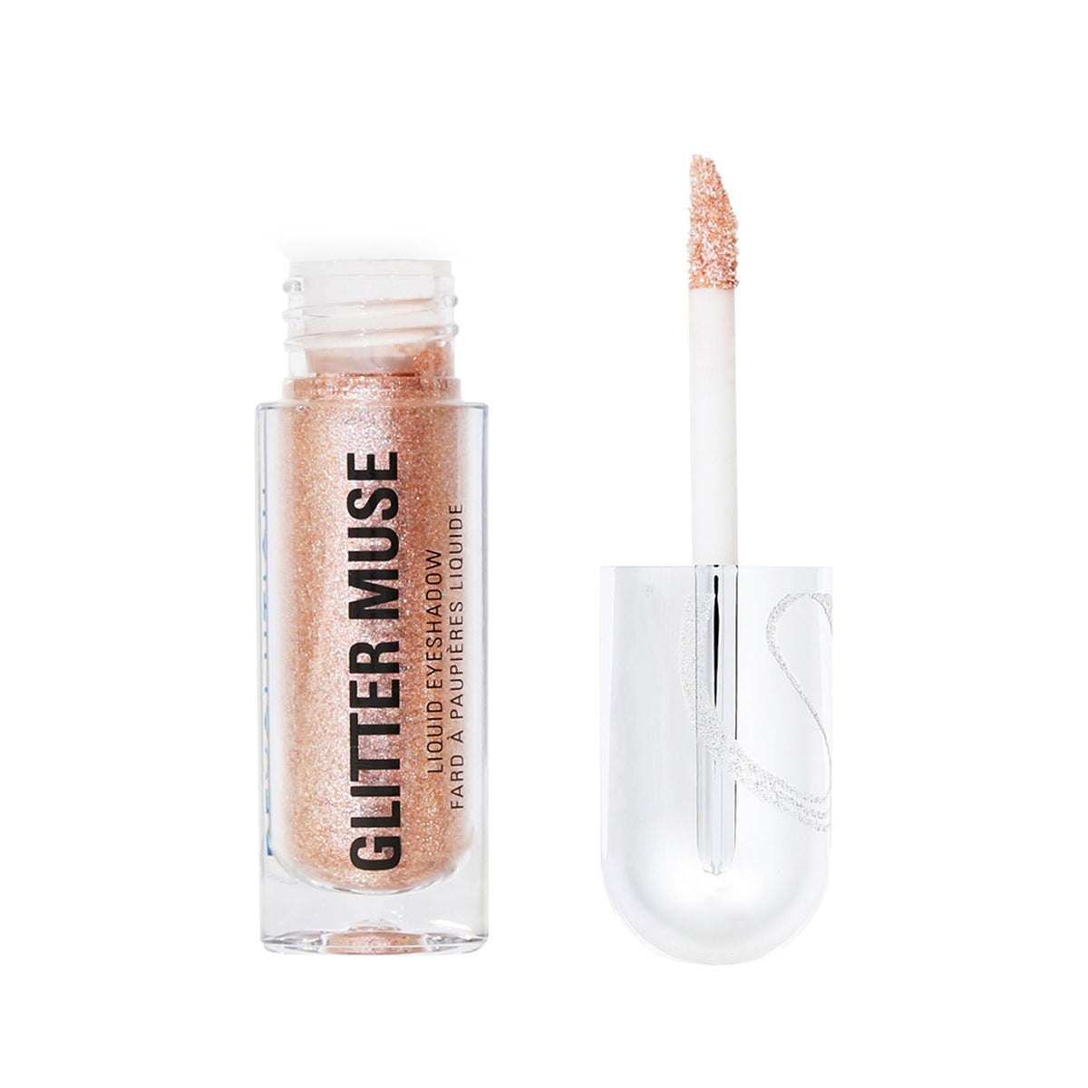 Makeup Revolution Metallic Muse Glitter Muse Eyeshadow - Gold | Grocsy