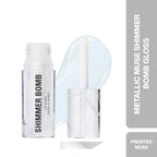 Makeup Revolution Metallic Muse Shimmer Bomb Lip Gloss | Grocsy