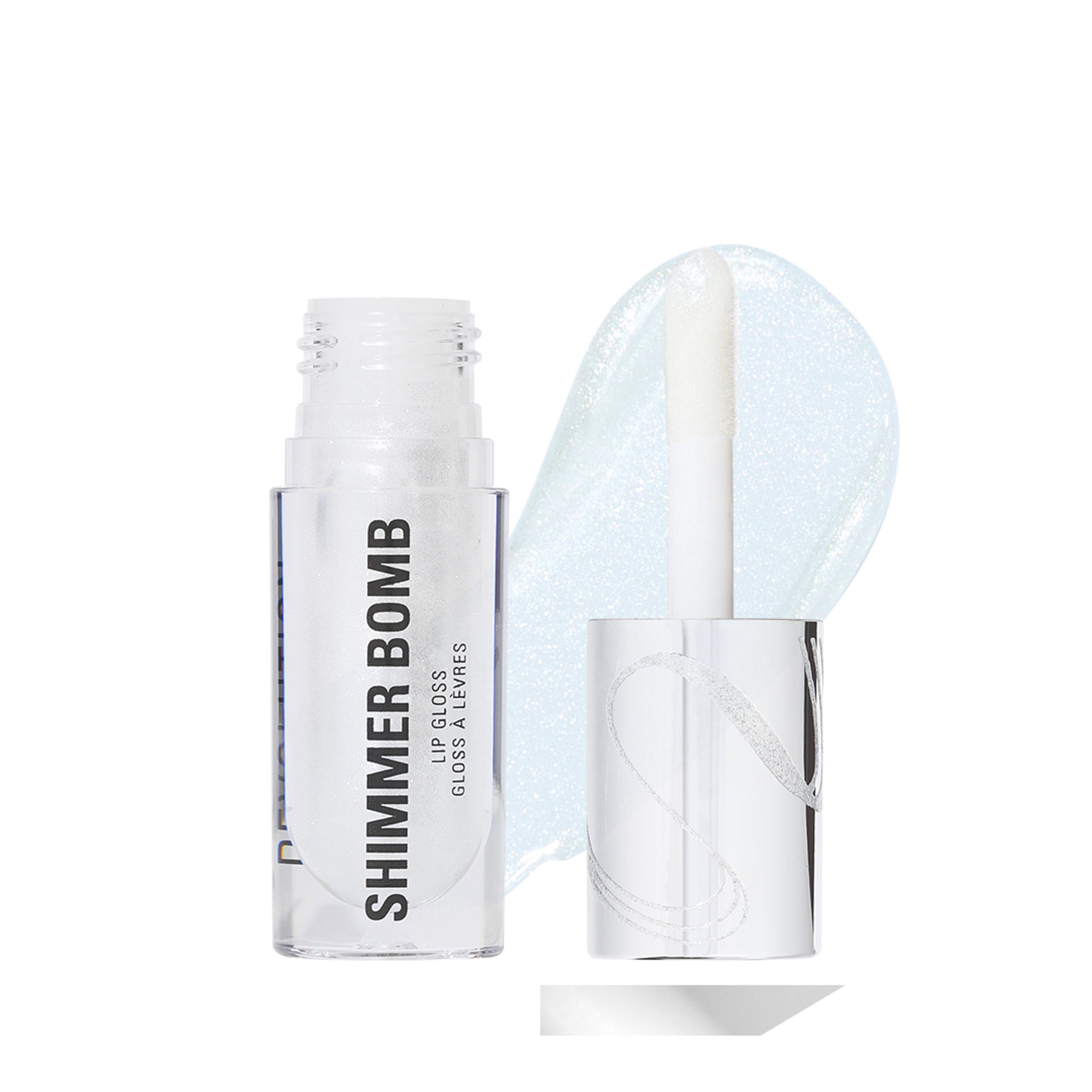 Makeup Revolution Metallic Muse Shimmer Bomb Lip Gloss | Grocsy