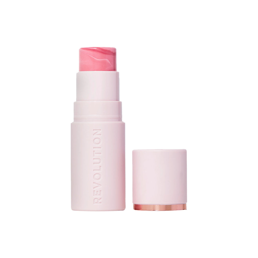 Makeup Revolution Skin Silk Marble Blush Stick - Pinched Light Pink | Grocsy