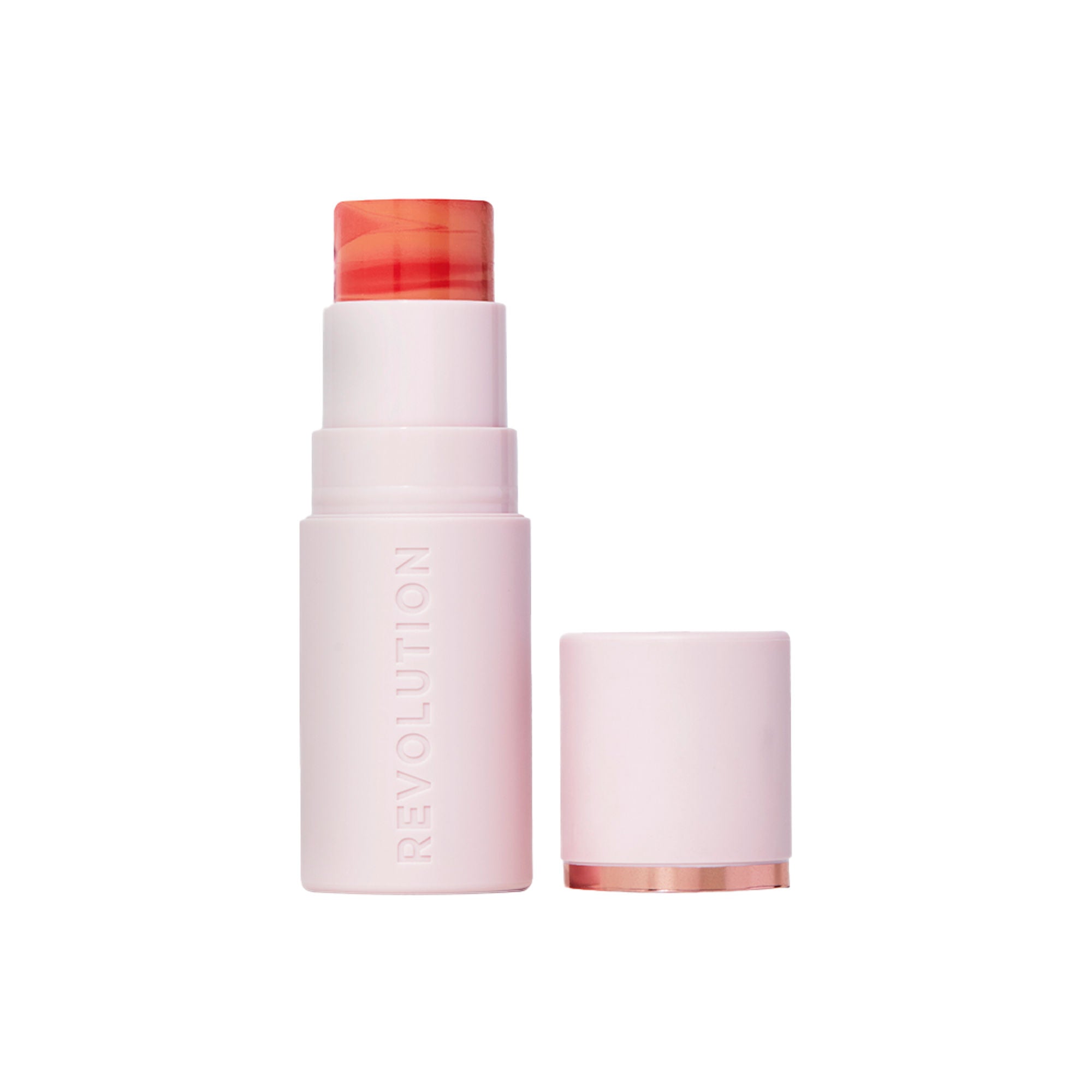 Makeup Revolution Skin Silk Marble Blush Stick - Sunkissed Apricot | Grocsy