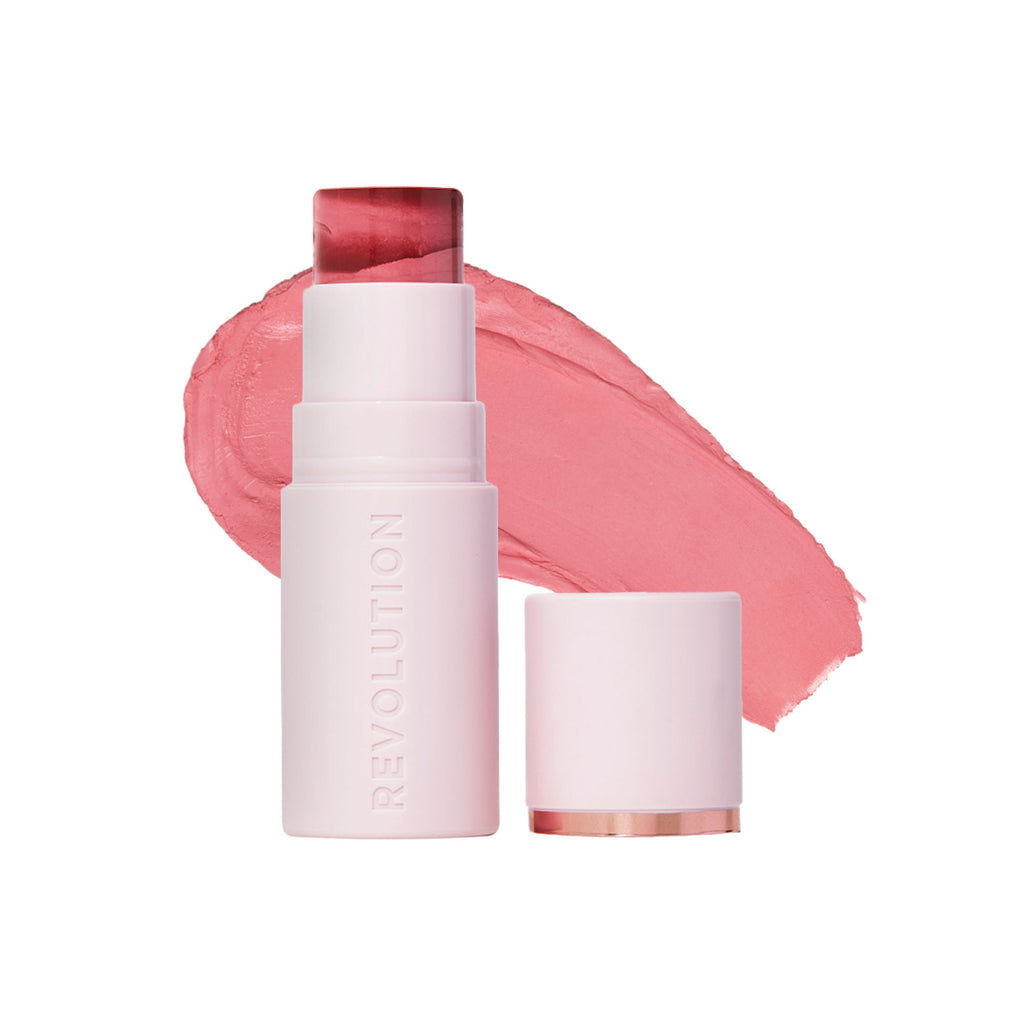 Makeup Revolution Skin Silk Marble Blush Stick - Sundown Spice | Grocsy