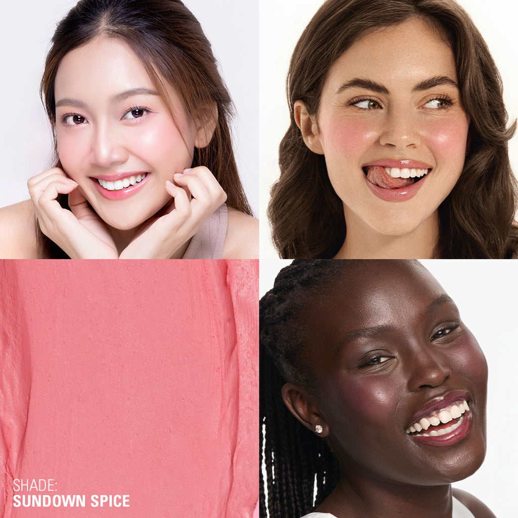 Makeup Revolution Skin Silk Marble Blush Stick - Sundown Spice | Grocsy
