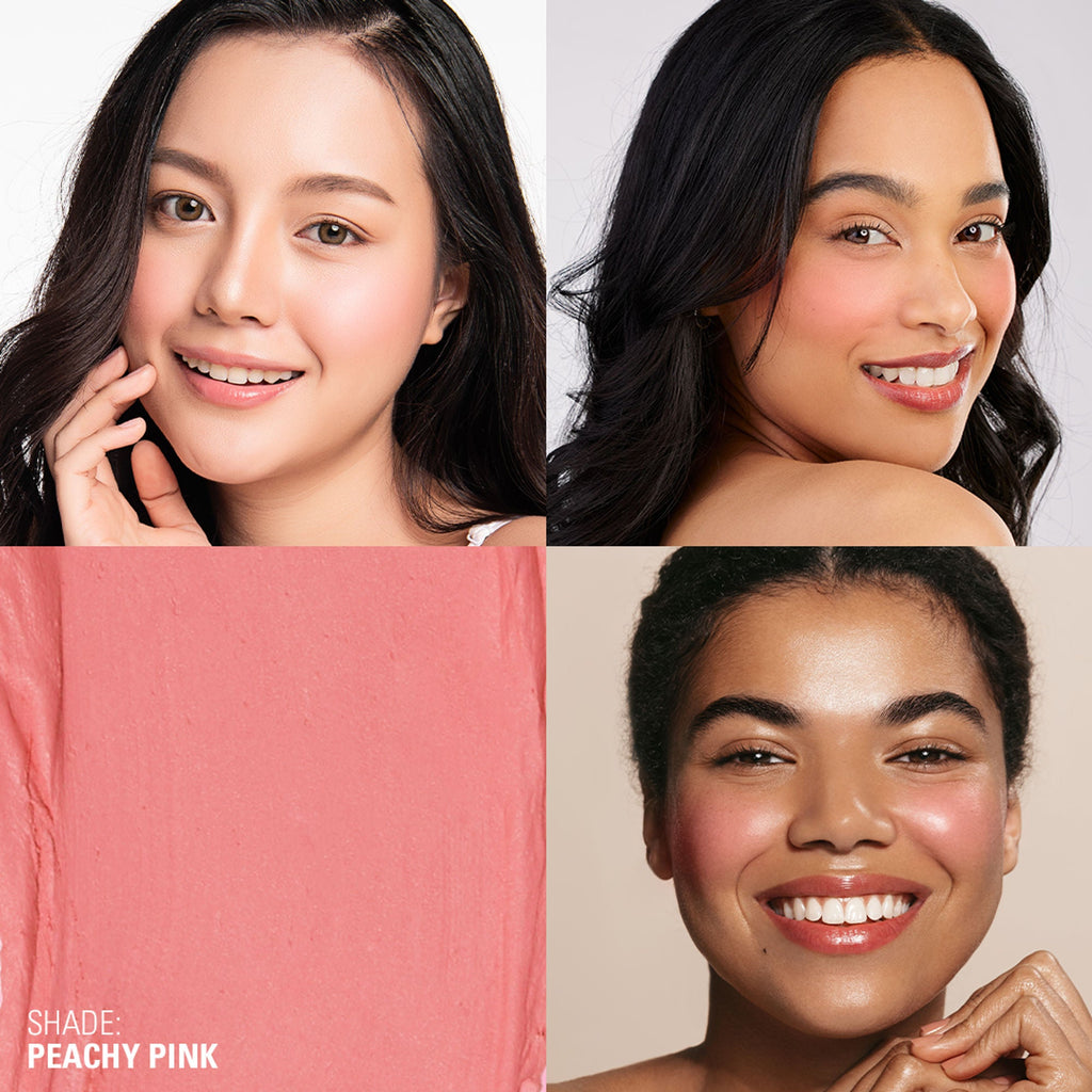 Makeup Revolution Skin Silk Marble Blush Stick - Peachy Pink | Grocsy