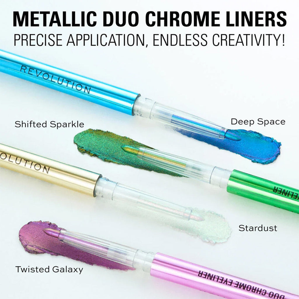 Makeup Revolution Metallic Duochrome Eyeliner - Stardust | Grocsy
