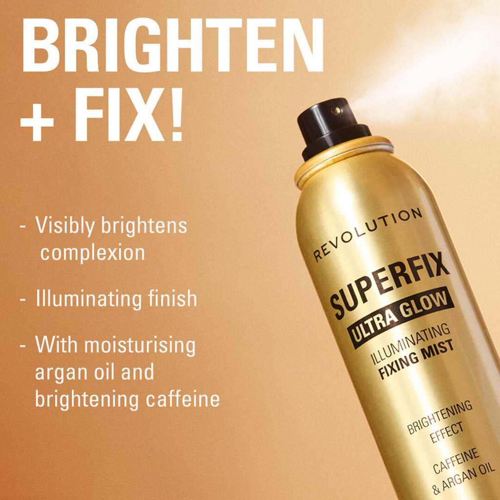 Makeup Revolution Superfix Glow Fixing Mist | Grocsy