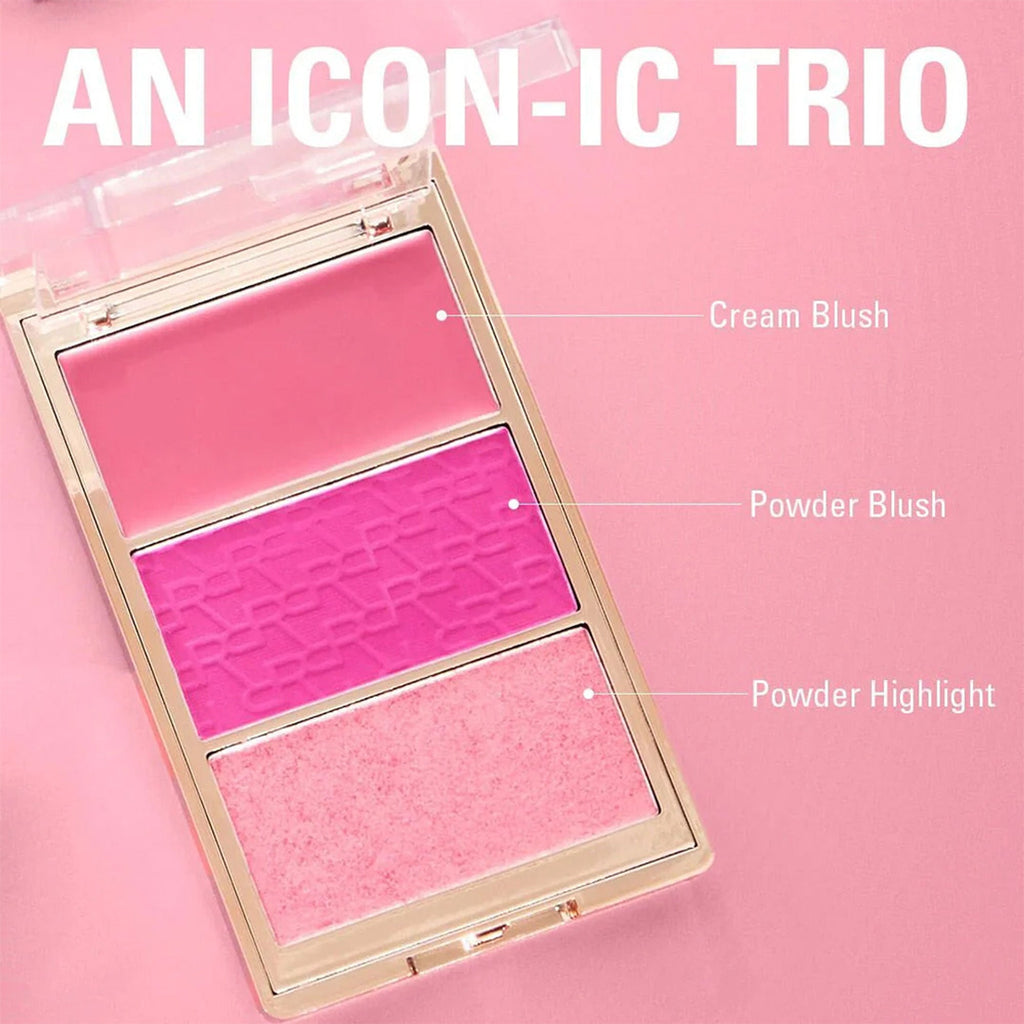 Makeup Revolution Blush Icon Palette - Hot Pink Flag | Grocsy