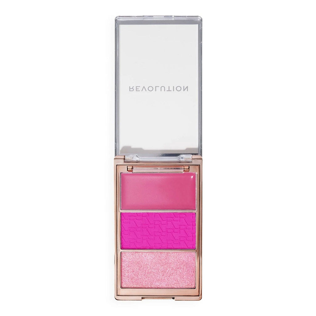 Makeup Revolution Blush Icon Palette - Hot Pink Flag | Grocsy