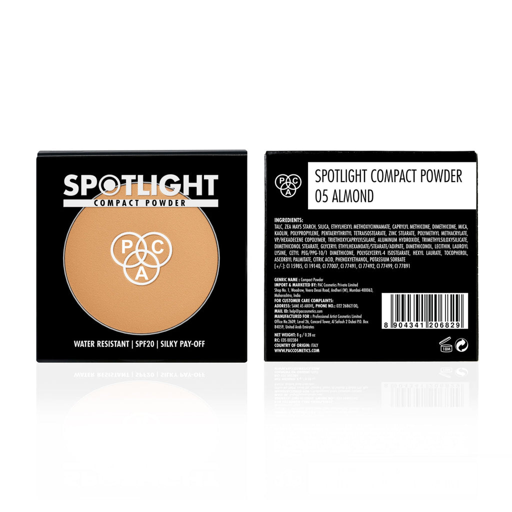 PAC Studio Spotlight Compact Powder - 05 Almond | Grocsy