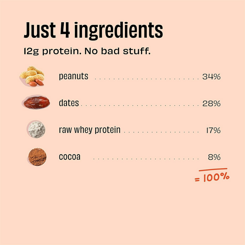 The Whole Truth Protein Bars - Peanut Cocoa | Grocsy