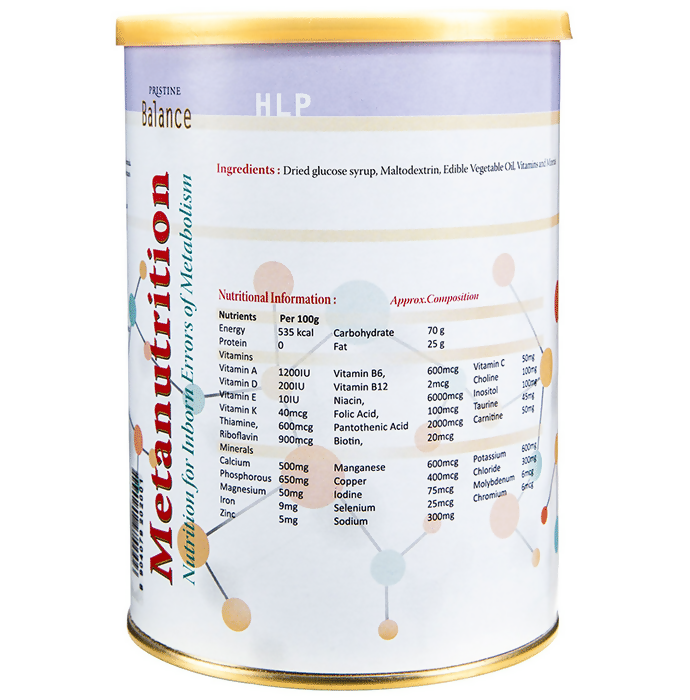 Pristine Balance Metanutrition HLP Powder (Upto 3 Years)- Unflavoured | Grocsy