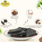 Dhampur Green Black Sesame Chikki | Grocsy