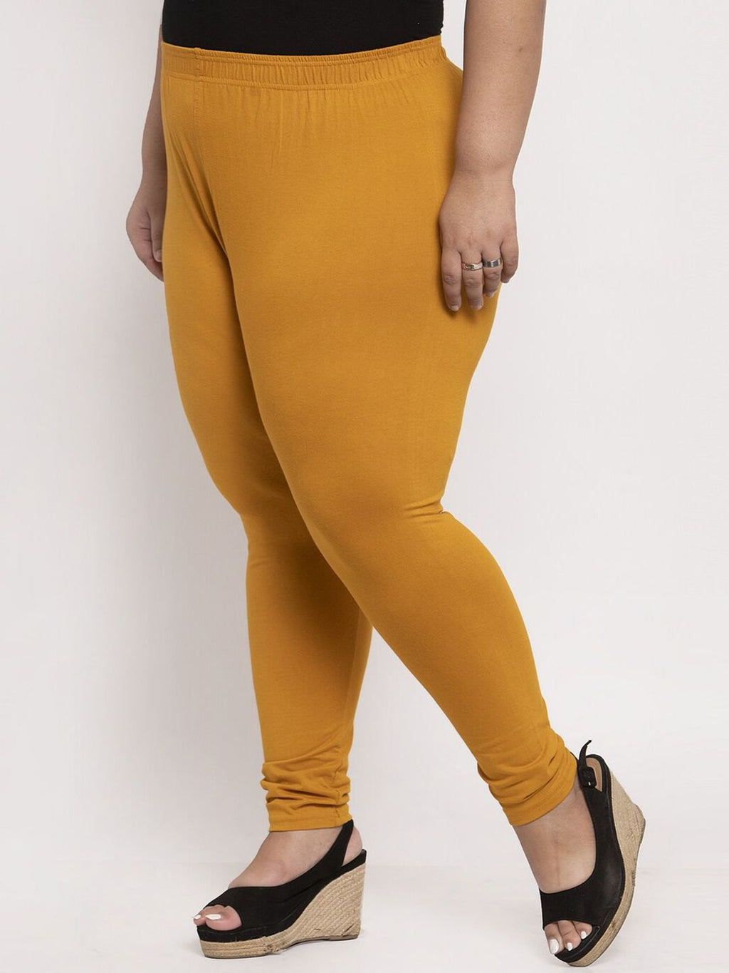 TAG 7 Women Plus Size Churidar-Length Leggings | Grocsy
