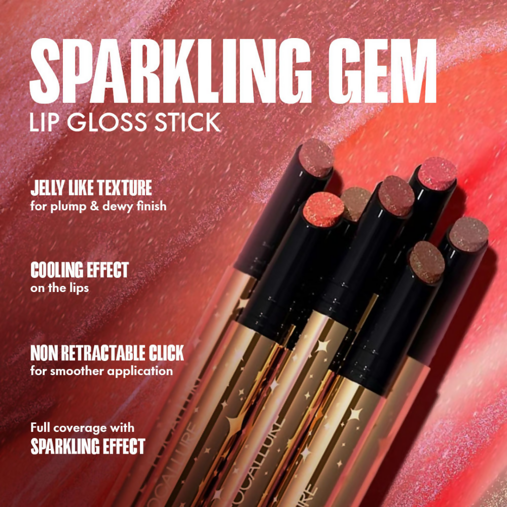 Focallure Sparkling Gem Lip Gloss Stick - Confectionary | Grocsy