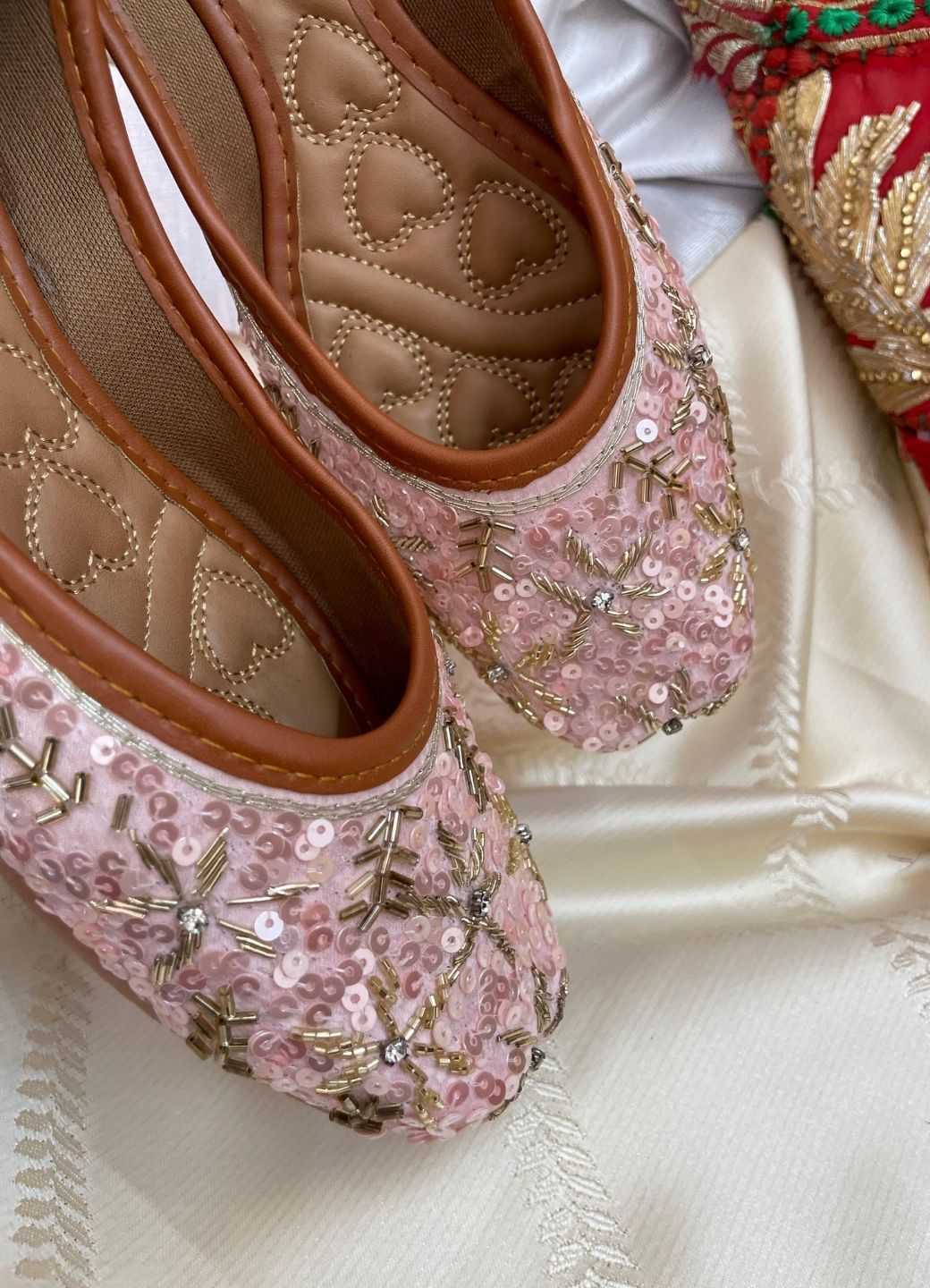Desi Colour Women Indian Ethnic Footwear-Heavy Emb -3 | Grocsy