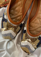 Desi Colour Women Indian Ethnic Footwear-Heavy Emb -17 | Grocsy