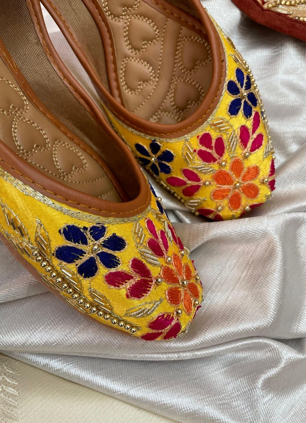 Desi Colour Women Indian Ethnic Footwear-Heavy Emb -16 | Grocsy