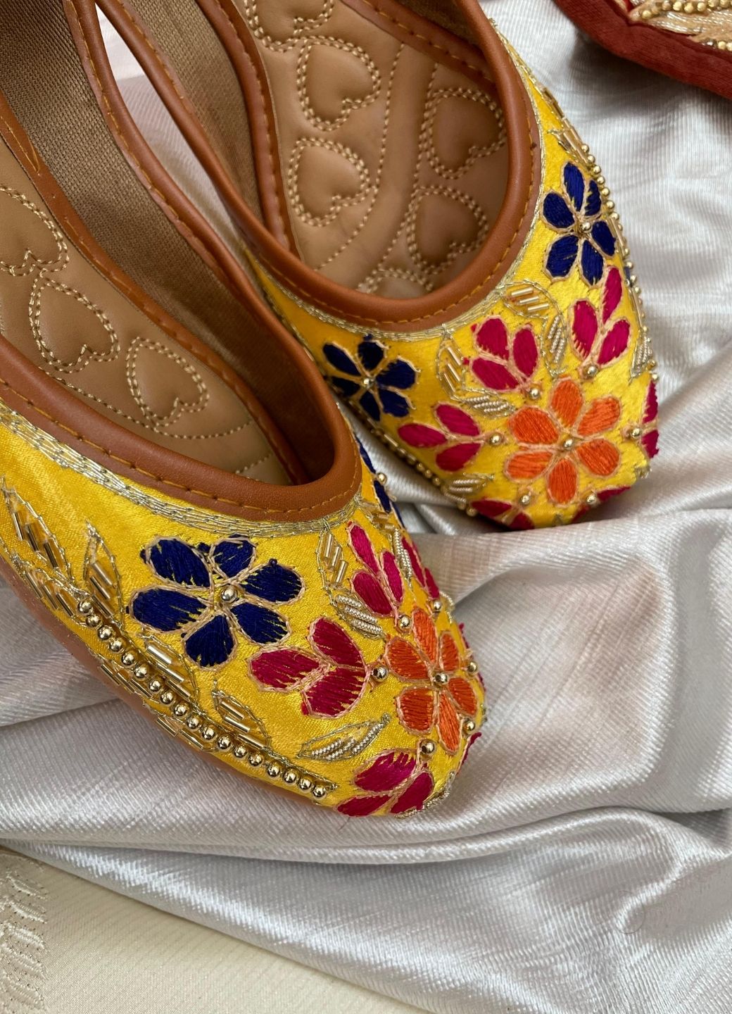 Desi Colour Women Indian Ethnic Footwear-Heavy Emb -16 | Grocsy