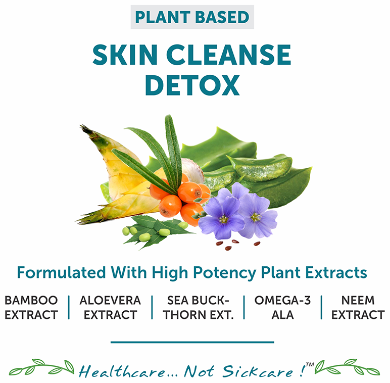 Bliss Welness Body Skin Detox Veg Tablet | Grocsy