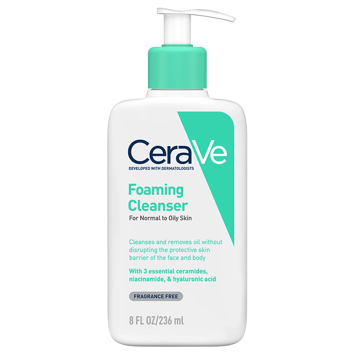 Cerave Foaming Daily Gel Cleanser for Normal to Oily Skin | Grocsy