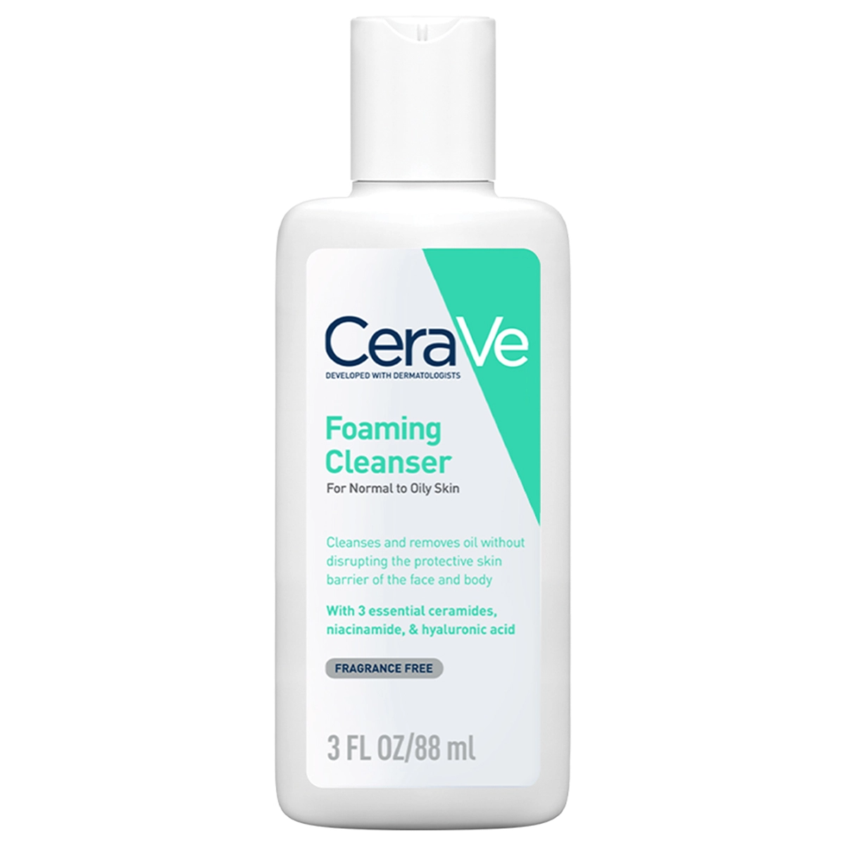 Cerave Foaming Daily Gel Cleanser for Normal to Oily Skin | Grocsy