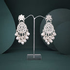 Tehzeeb Creations Gold-Polished Traditional Dangle Earrings | Grocsy