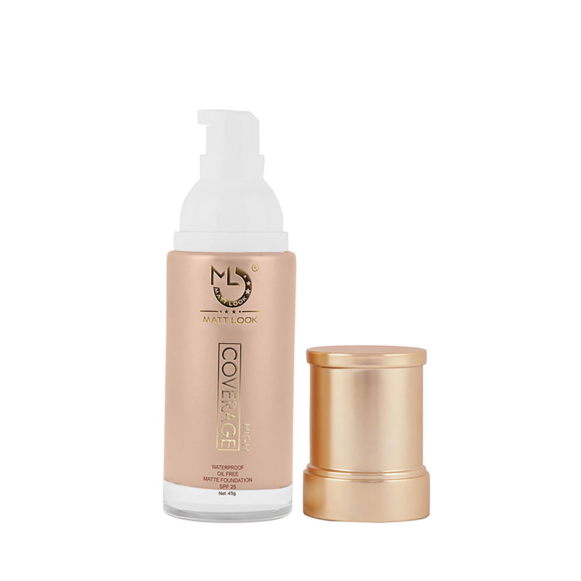 Matt Look High Coverage Waterproof Oil Free Matte SPF 25 Foundation - Fair | Grocsy