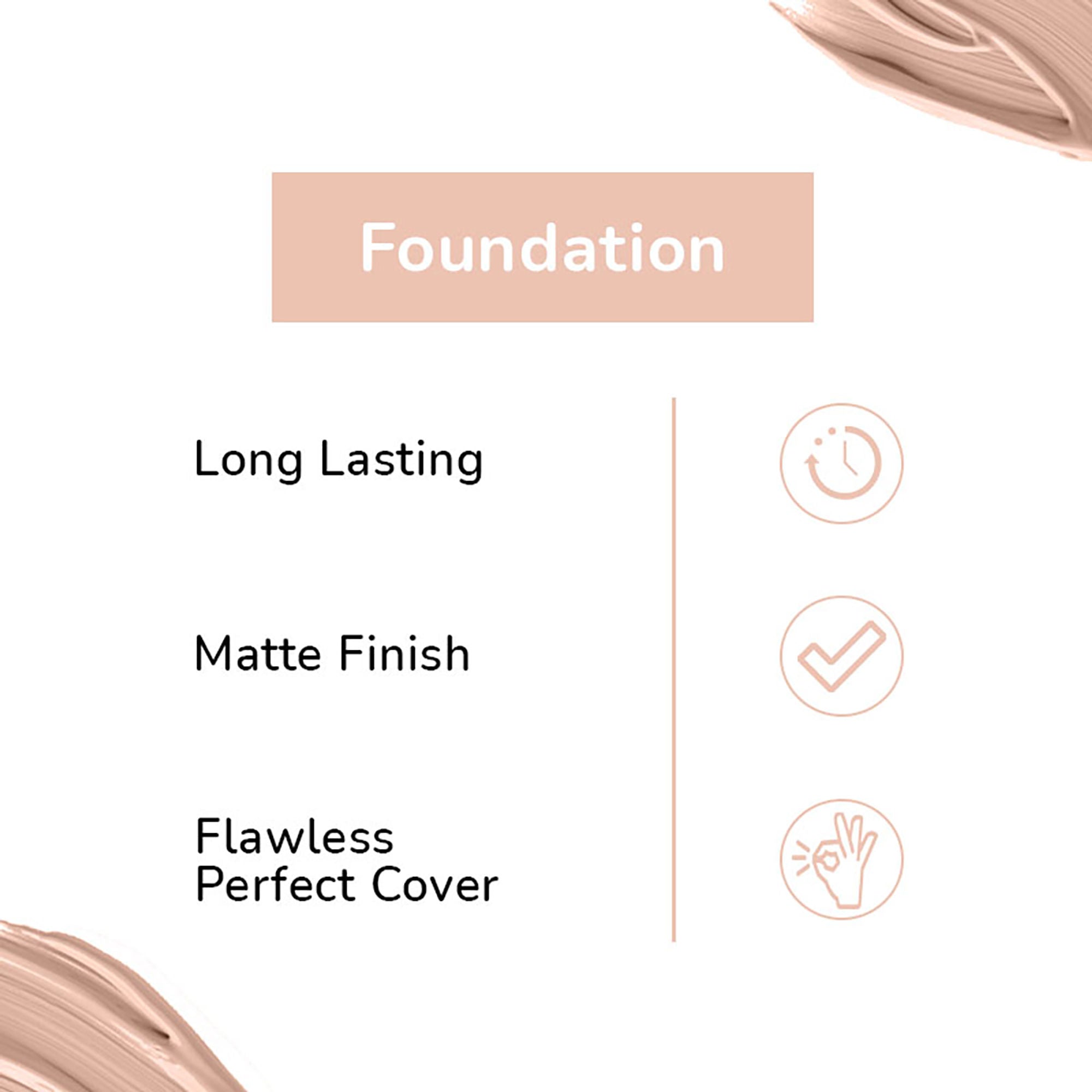 Matt Look Undercover 24Hr Full Coverage & Oil Control Matte Foundation - Natural | Grocsy