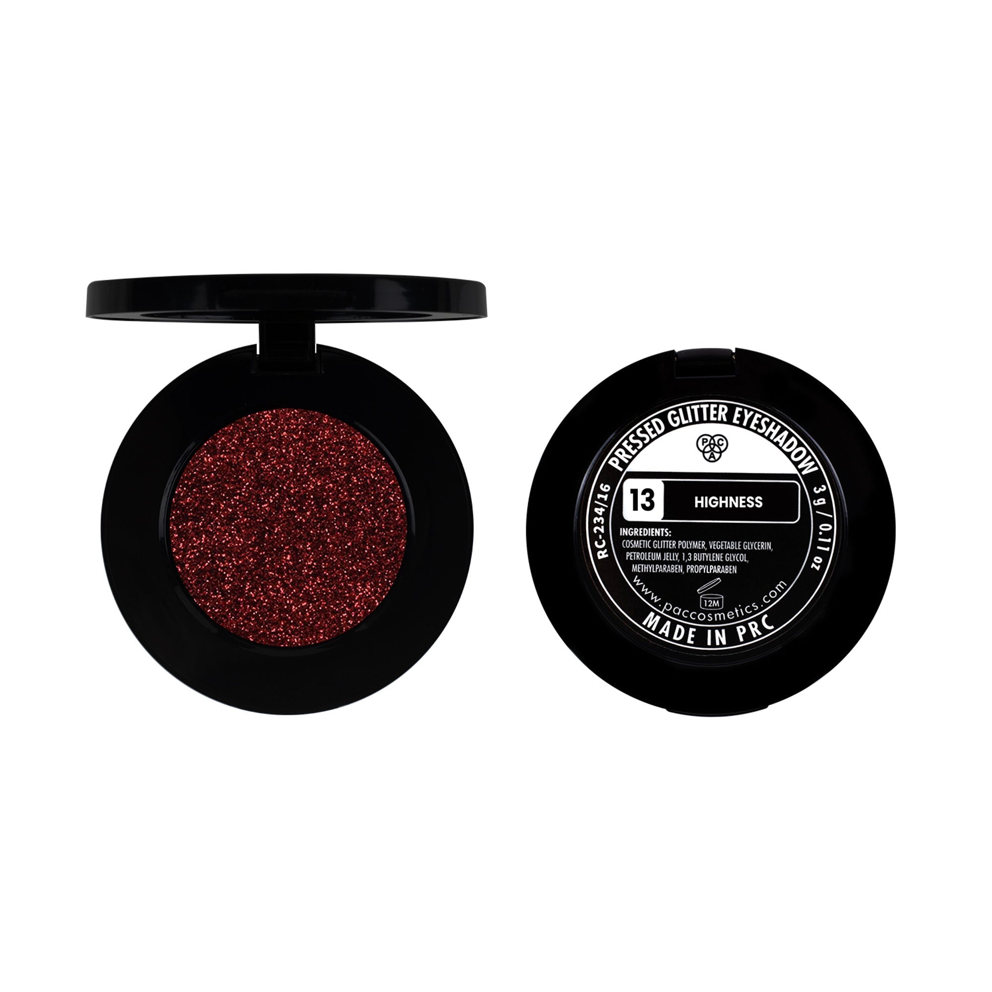 PAC Studio Pressed Glitter Eyeshadow - 13 Highness | Grocsy