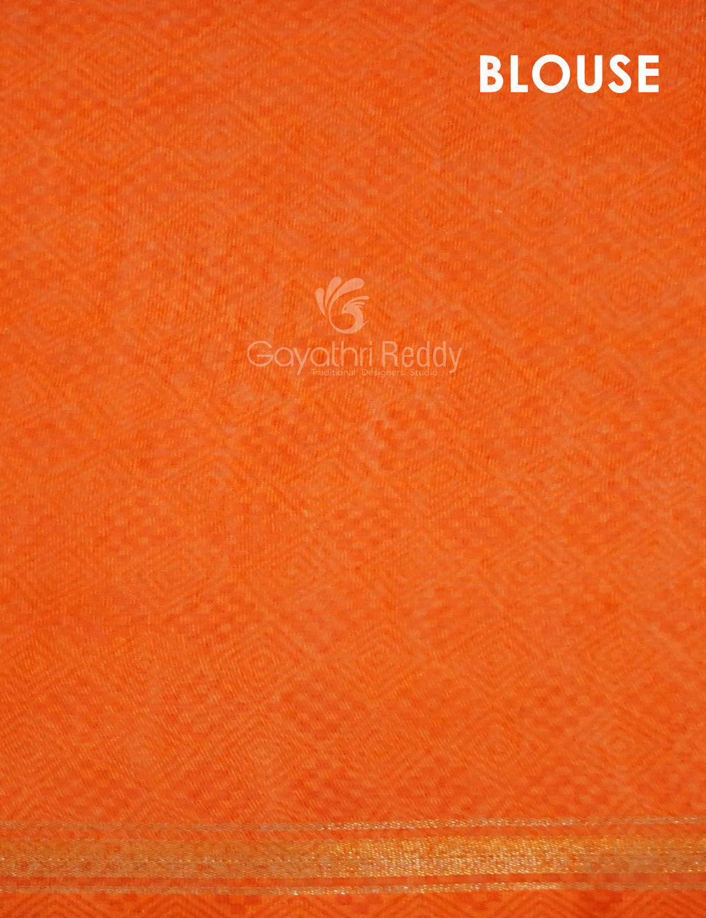 Combo of Off White and Orange Patan Patola Semi Chanderi Saree By Gayathri Reddy Designer Studio | Grocsy