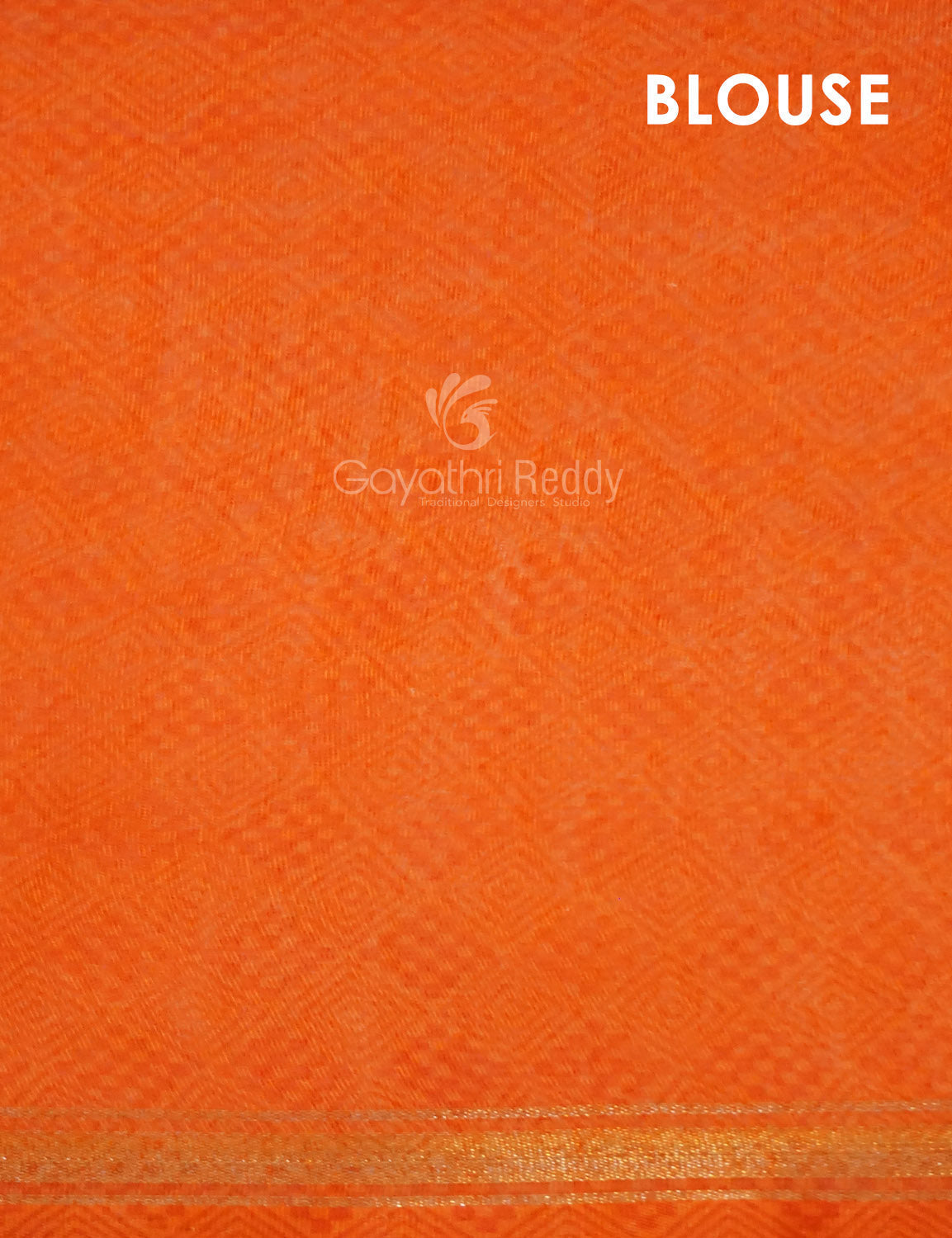 Combo of Off White and Orange Patan Patola Semi Chanderi Saree By Gayathri Reddy Designer Studio | Grocsy