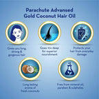 Parachute Advansed Gold Coconut Hair Oil | Grocsy