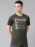 Alcis Typography Printed Dry Tech Slim Fit T-shirt | Grocsy